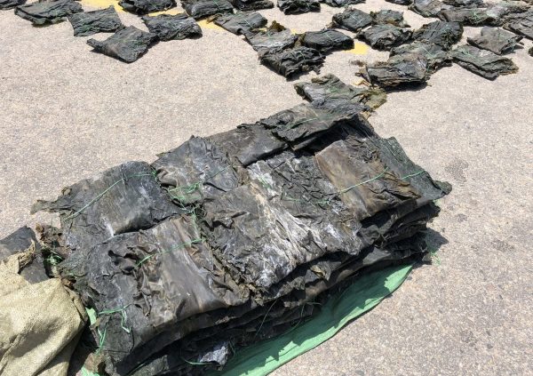 Algas secadas al sol en una carretera de un pueblo, Shandong, China. (
Imagen cortesía de Innovation Norway China)